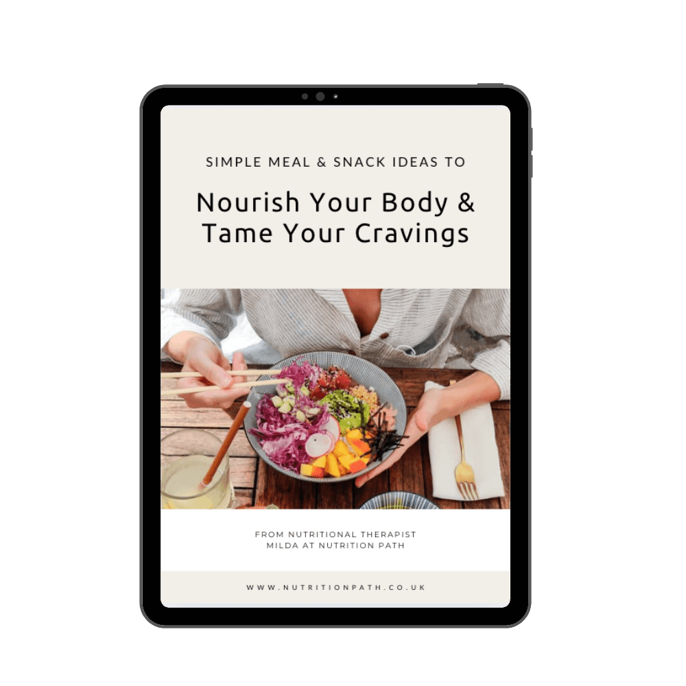 Get your download for "Nourish Your Body & Tame Your Cravings" e
