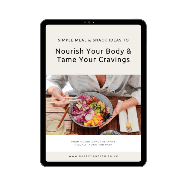 Simple Meals and snacks to nourish your body and tame your cravings